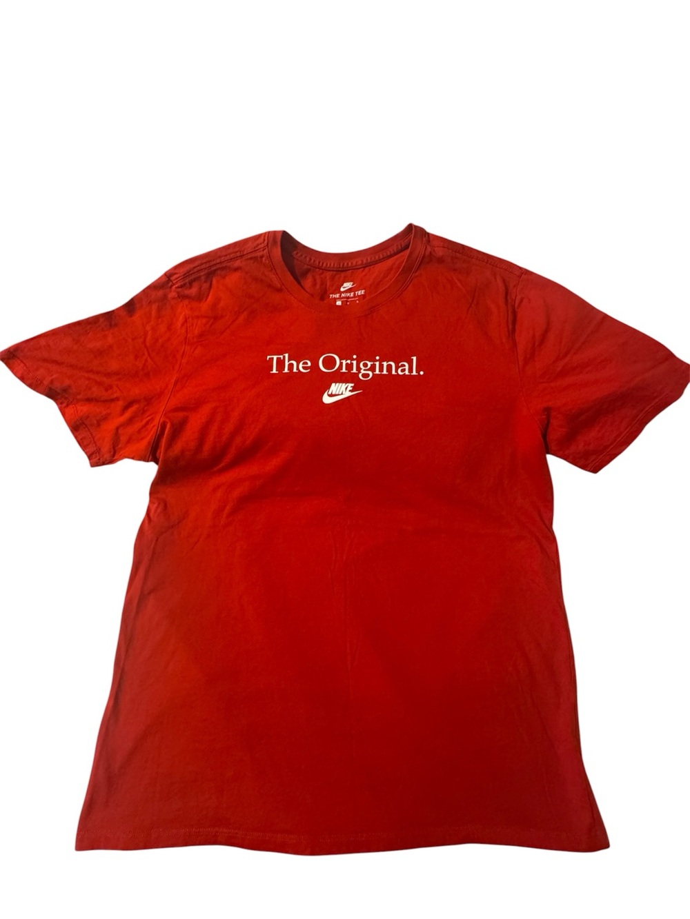 Nike Men’s Red 'The Original.' Graphic Short Sleeve Tee